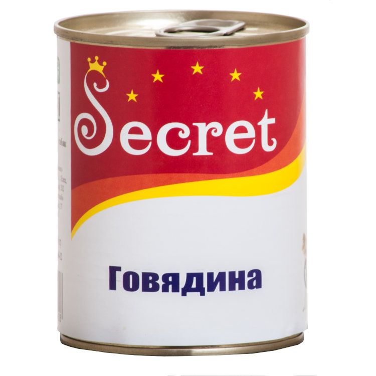 Secret Говядина консерва для собак 1