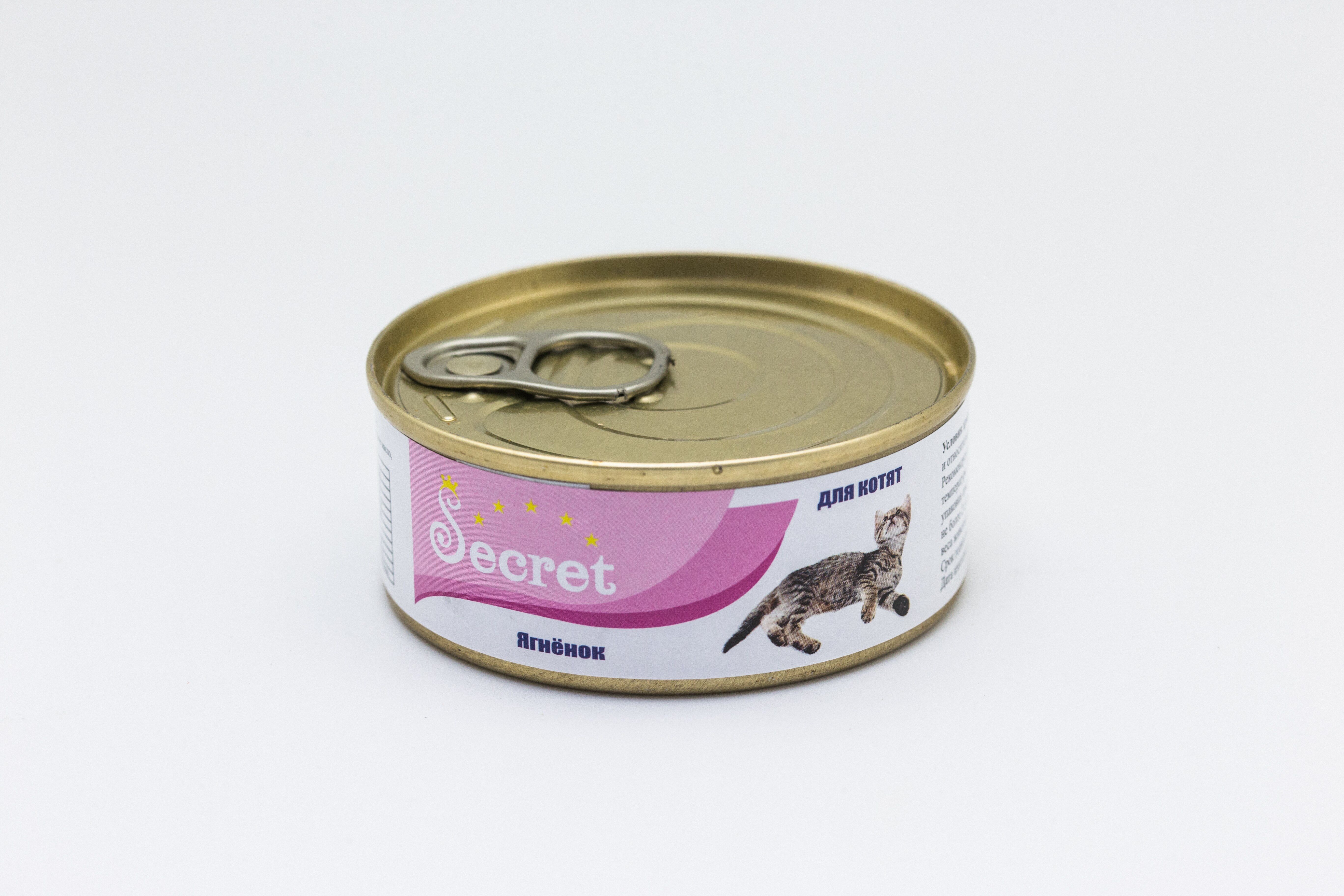 Secret Ягненок консерва для котят 1