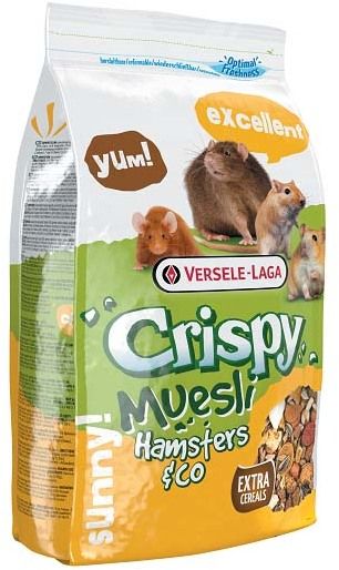 Versele-Laga Crispy Muesli Hamsters & Co для хомяков и др грызунов 400 гр 1