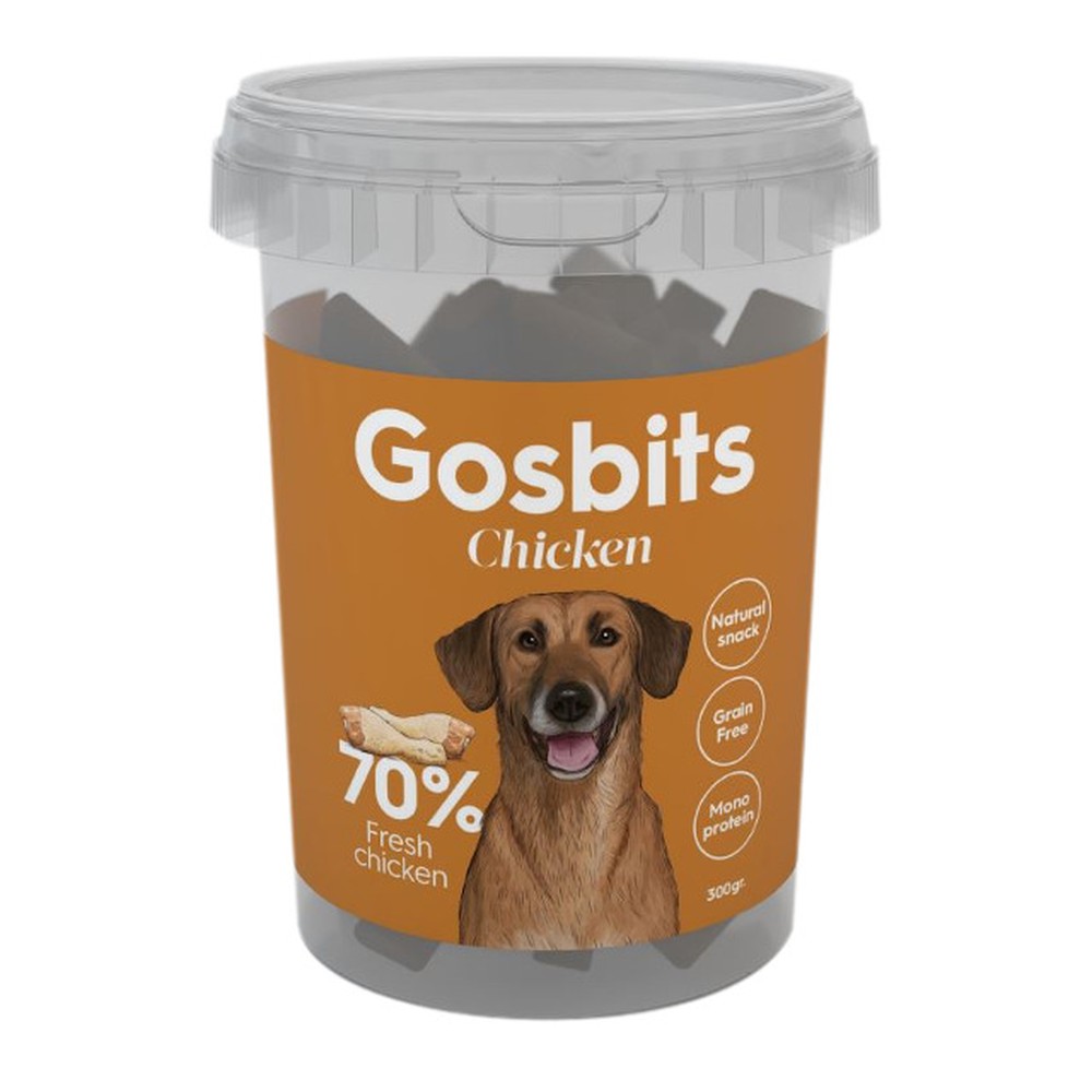 Лакомство Gosbits Chicken для собак 300 г 1