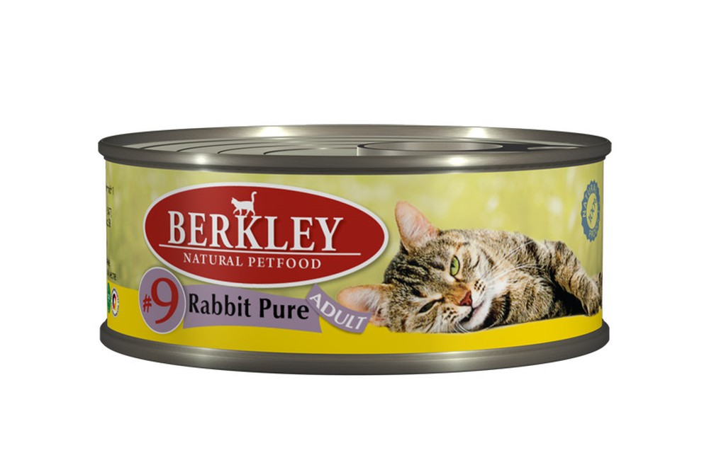 Berkley Мясо кролика №9 консервы для кошек 100 г 1