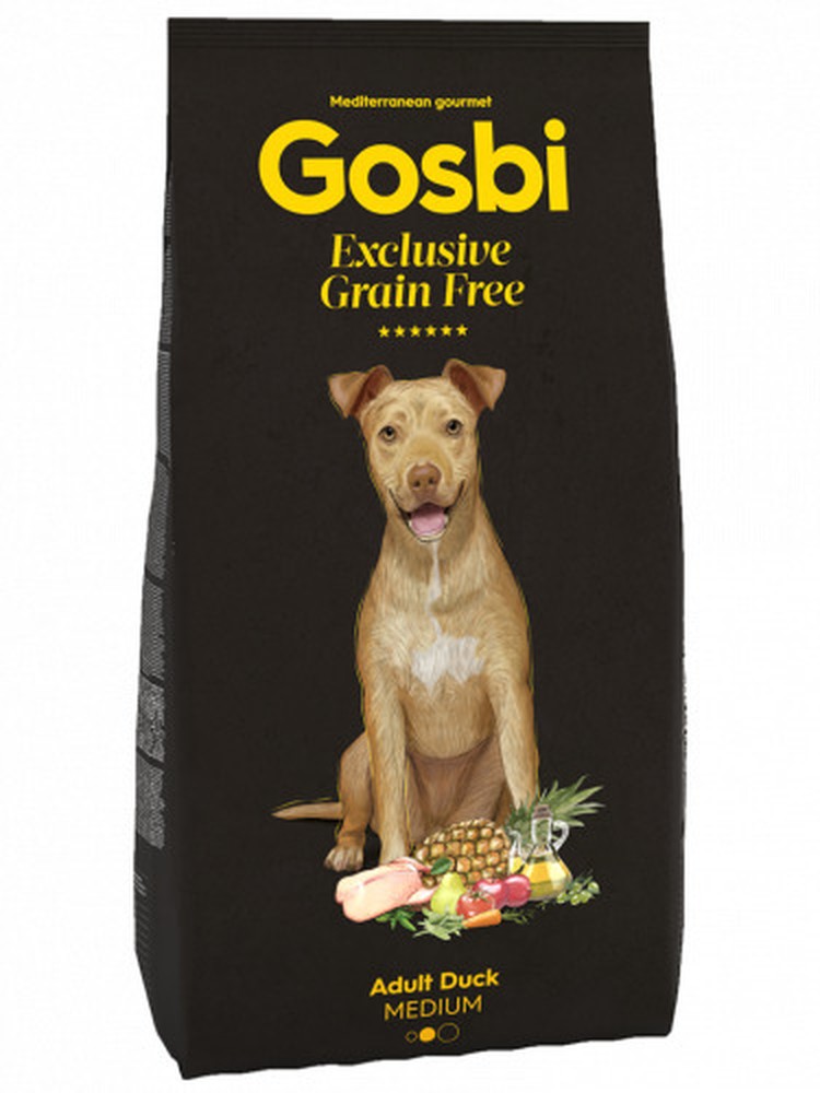 Gosbi Grain Free Medium Adult Утка для собак 1
