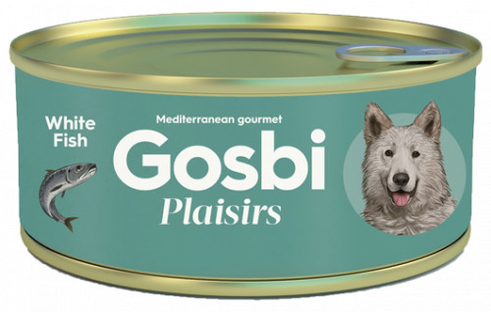 Gosbi Plaisirs Белая рыба консервы для собак 2
