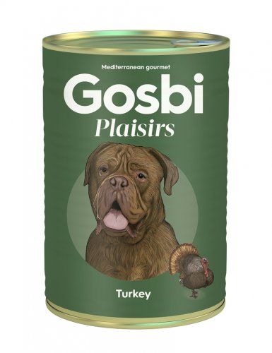 Gosbi Plaisirs Индейка консервы для собак 1