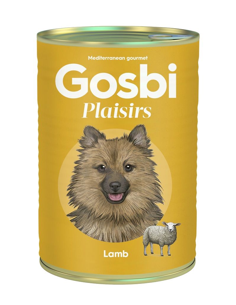 Gosbi Plaisirs Ягненок консервы для собак 1