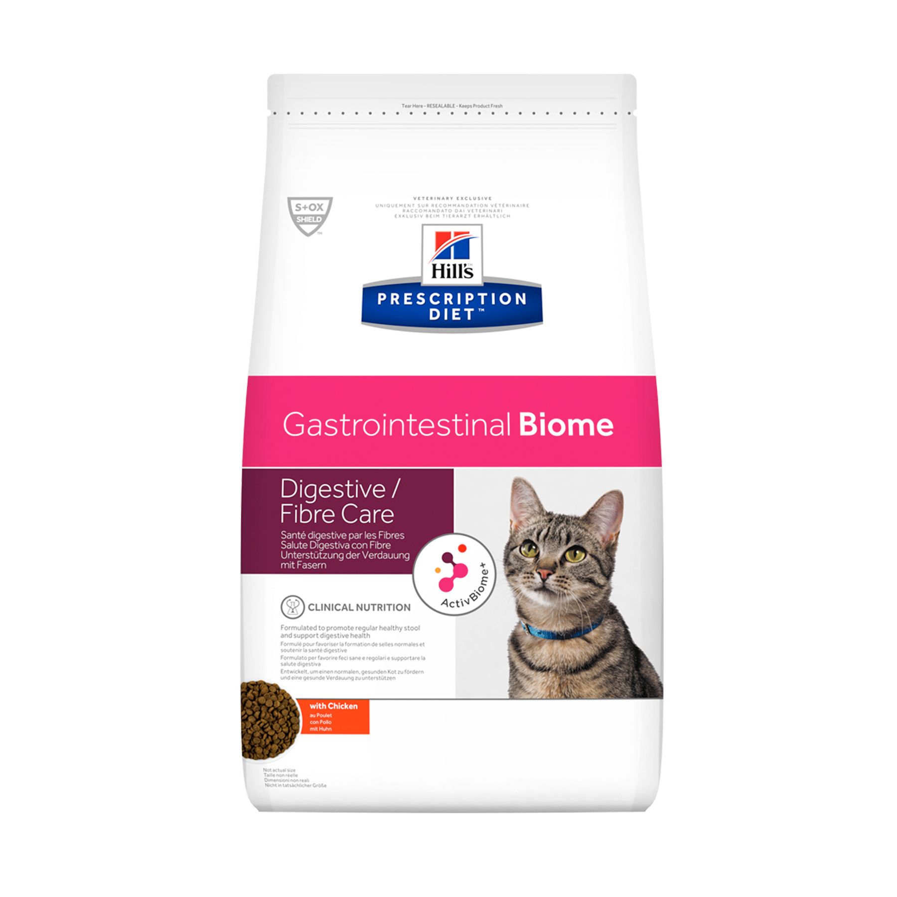 Hill's PD Gastrointestinal Biome для кошек 1,5 кг 1