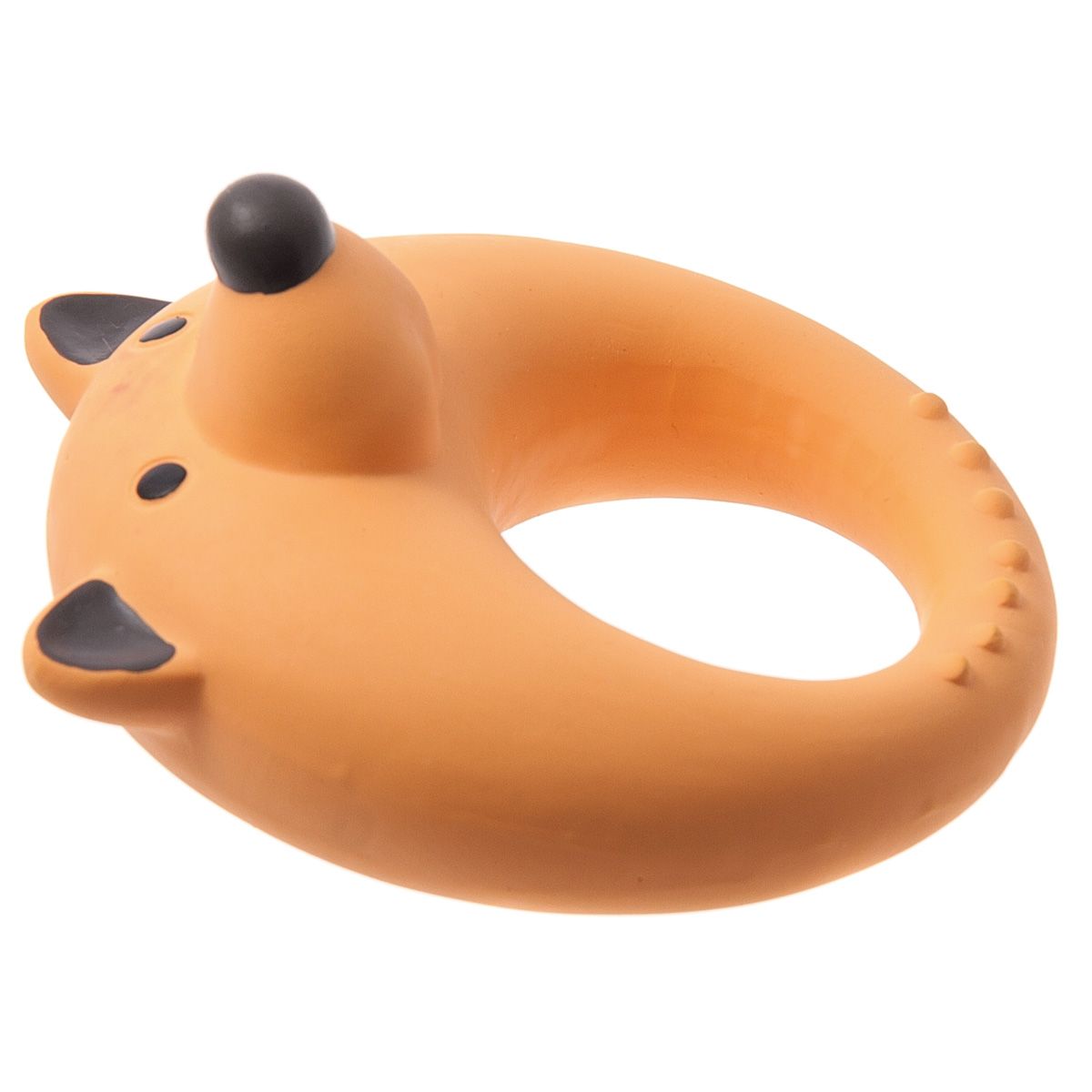 Игрушка "Кольцо-лиса" латекс для собак 11 см 1