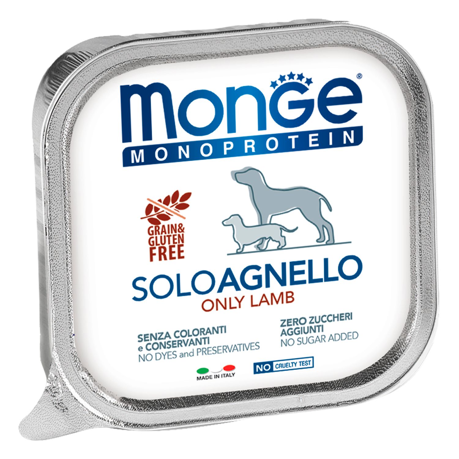Monge Monoprotein Solo Ягненок паштет консервы для собак 1