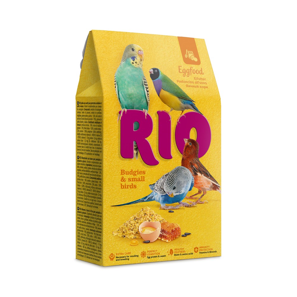 Rio Яичный корм для волнистых попугаев и других мелких птиц 250 г 1