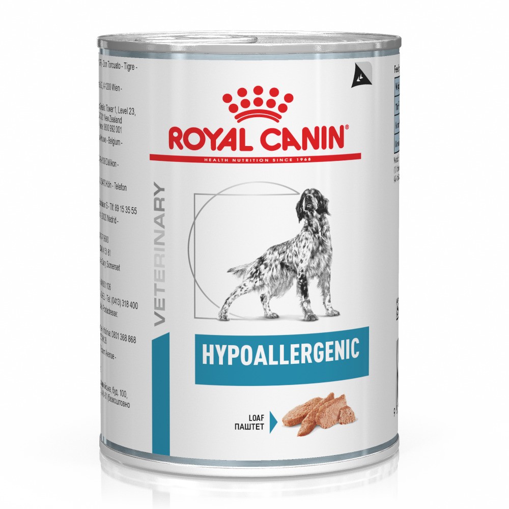 Royal Canin Hypoallergenic консервы для собак 1
