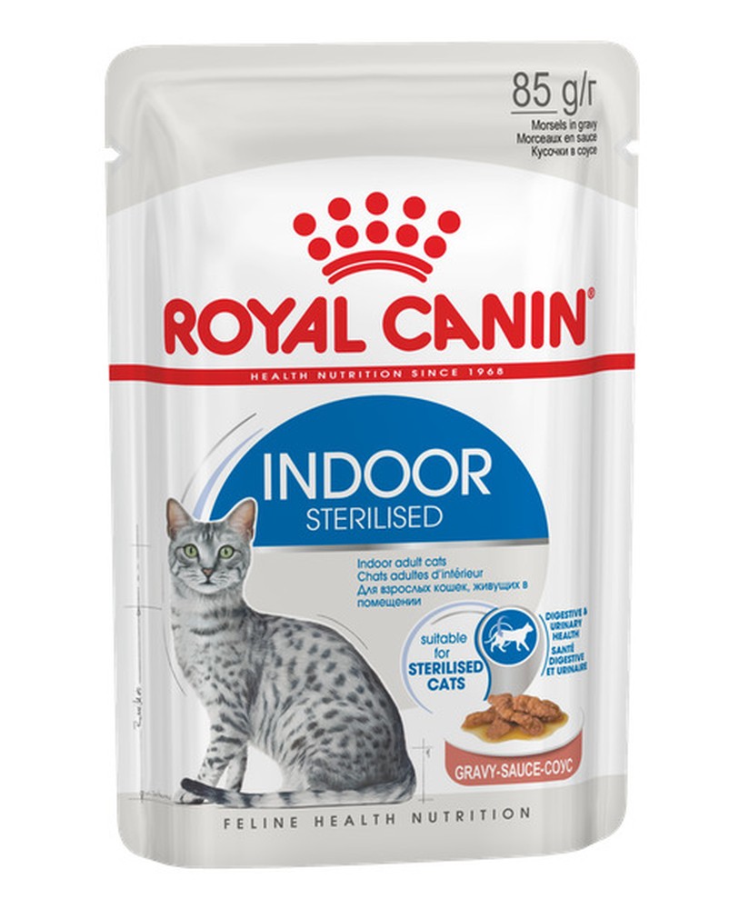Royal Canin Indoor Sterilised соус пауч для кошек 85 г 1