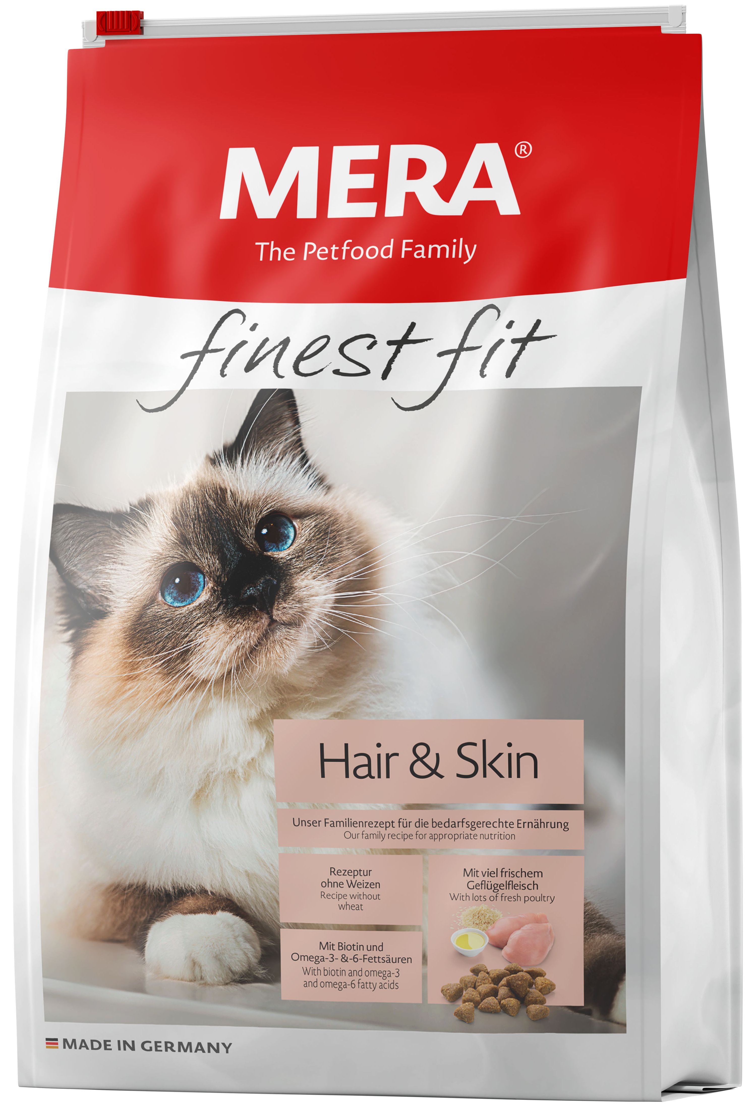 Mera Finest Fit Hair&Skin для кошек 1