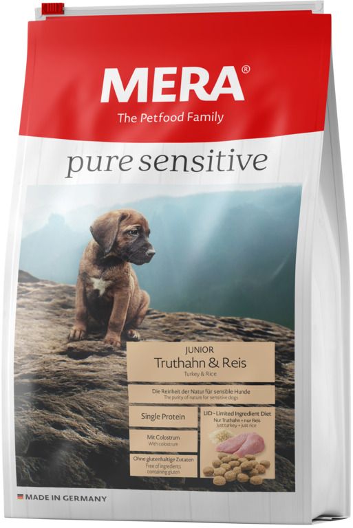 Mera Pure Sensitive Junior Индейка/Рис для щенков 1