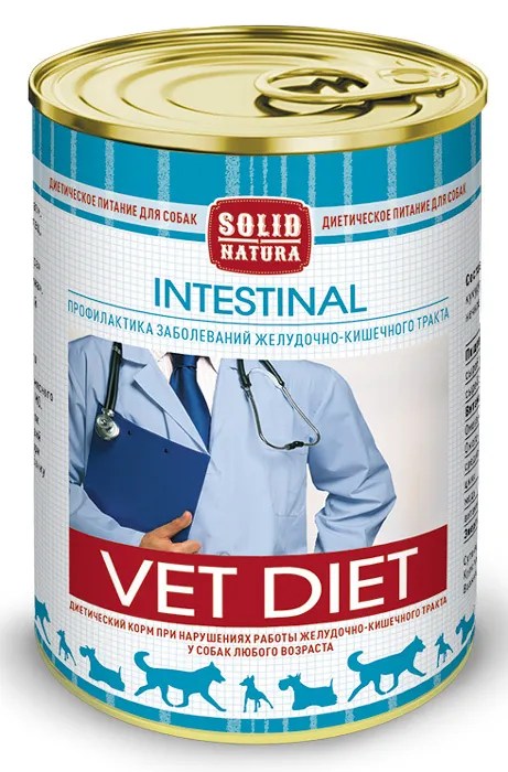 Solid Natura VET Intestinal консерва для собак 340 г