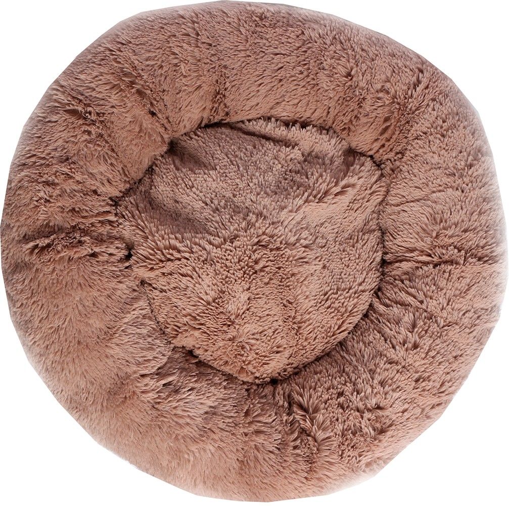 Лежанка Lion Пончик коричневый 60 см для животных 2