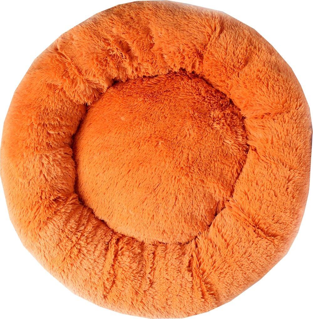 Лежанка Lion Пончик оранжевый 60 см для животных 2