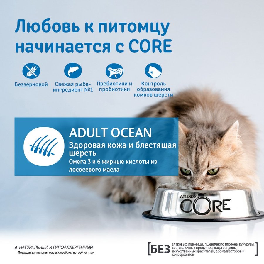 Wellness Core Adult Лосось/Тунец для кошек 5
