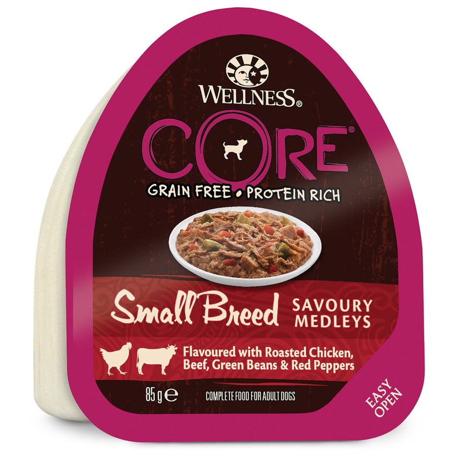 Wellness Core Adult Small Breed Dog Курица/Говядина/Фасоль конс для собак 85 г 1