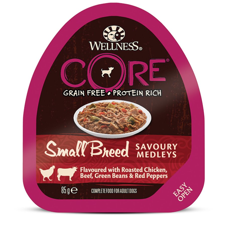 Wellness Core Adult Small Breed Dog Курица/Говядина/Фасоль конс для собак 85 г 2