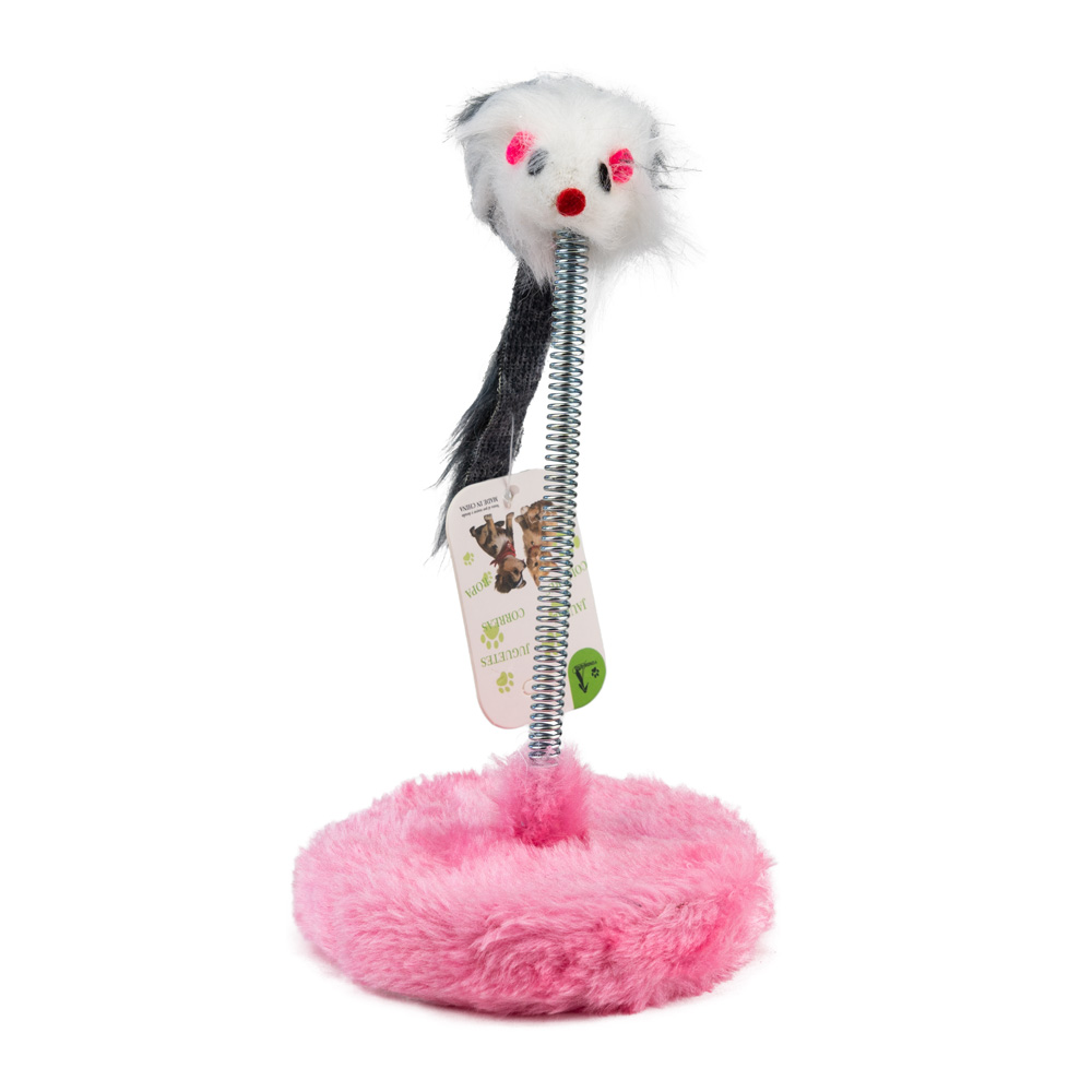 Игрушка Мышка на пружинке для кошек 3