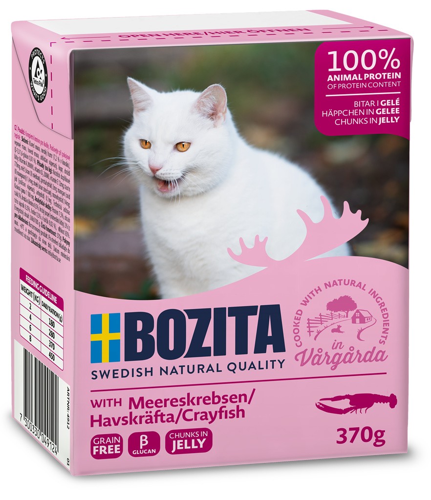 Bozita Feline Лангуст в желе тетрапак для кошек 370 г 1
