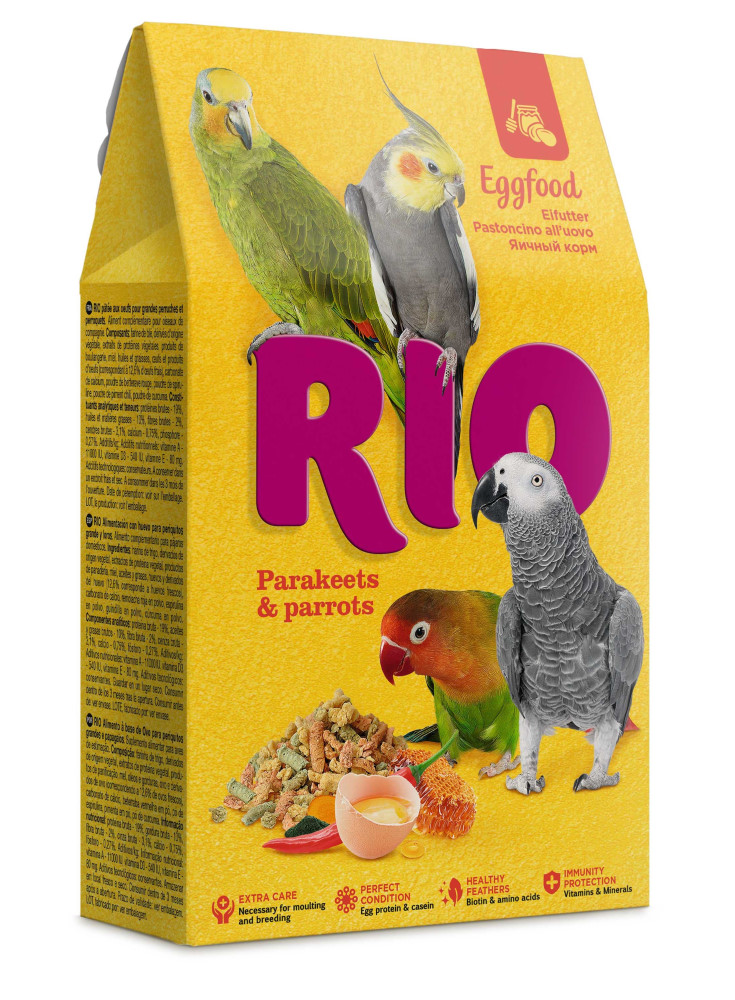 Rio Яичный корм для средних и крупных попугаев 250 г 1