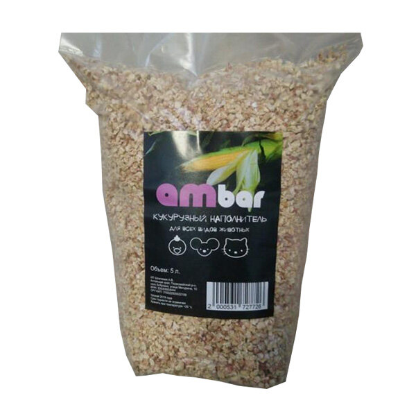 Ambar Кукурузный наполнитель для грызунов 5 л