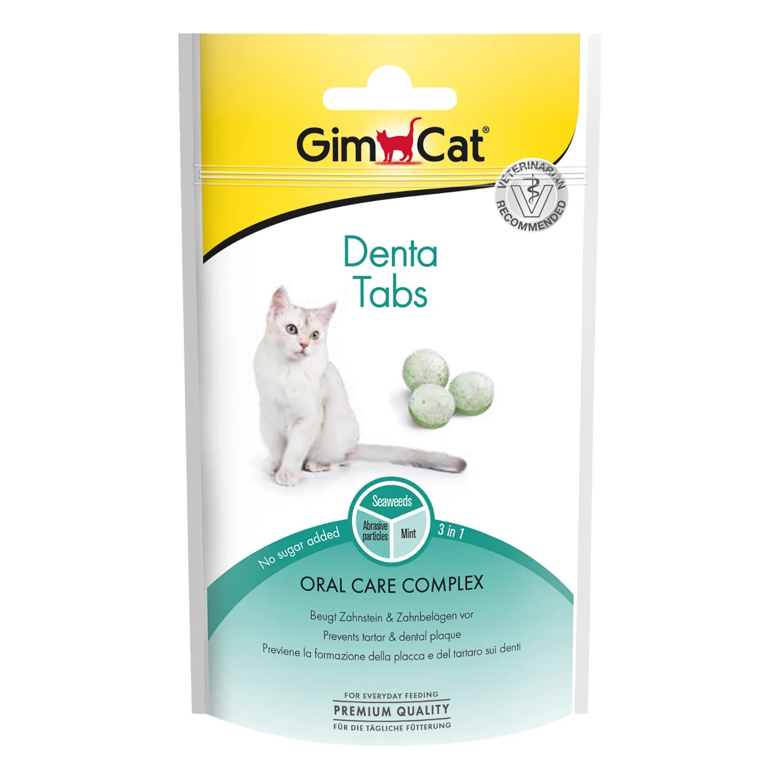 Витамины GimCat Denta табл для кошек 40 г 1