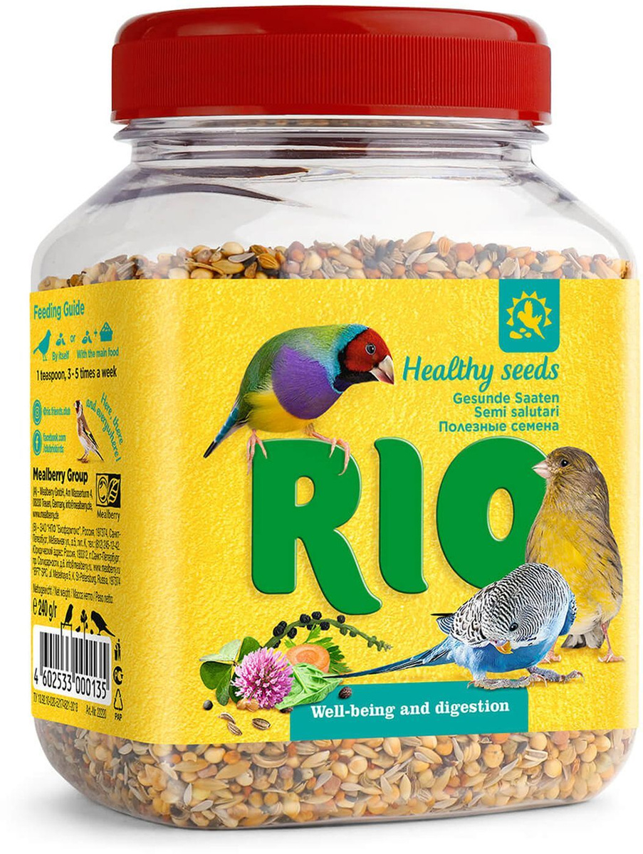 RIO Полезные семена для всех видов птиц, 240 г 1