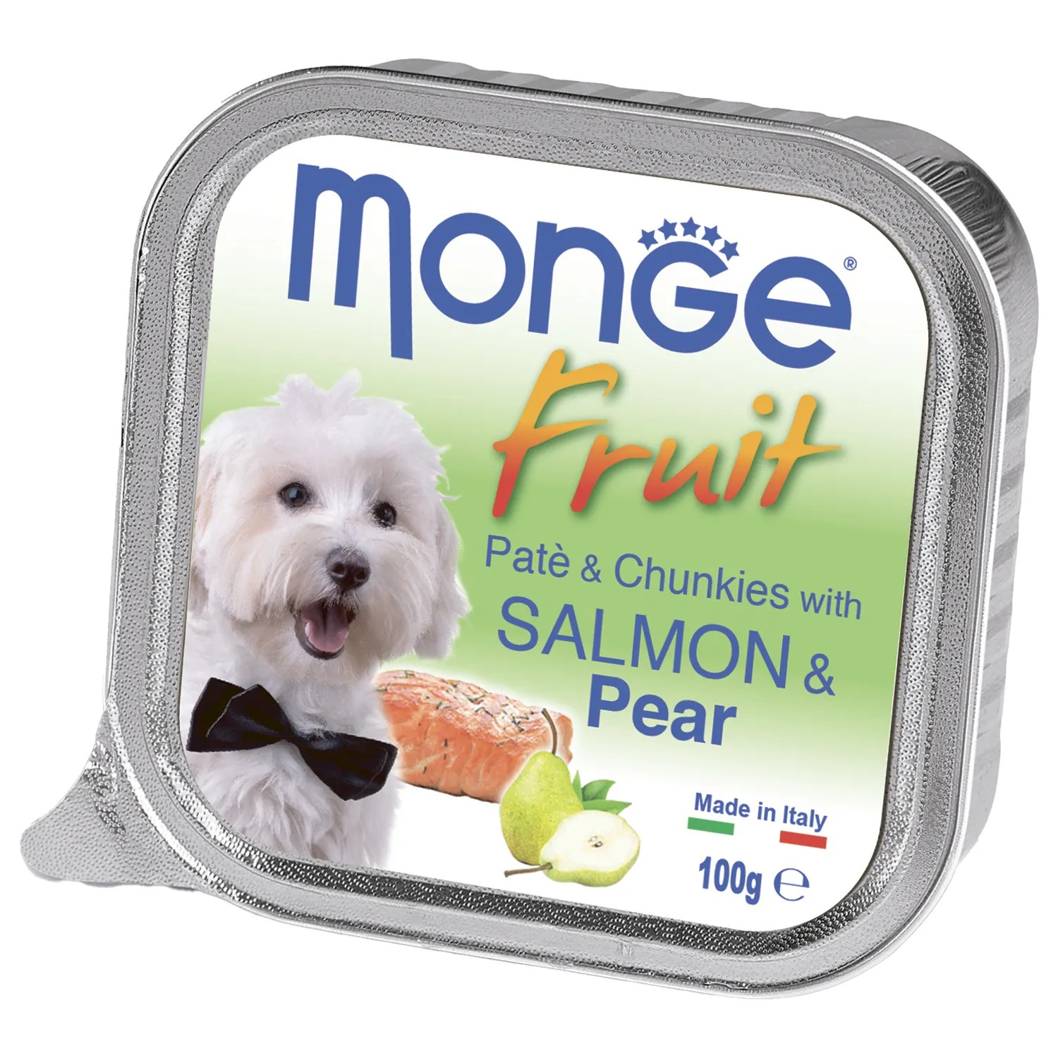 Monge Fruit Лосось/Груша ламистер для собак 100 г 1