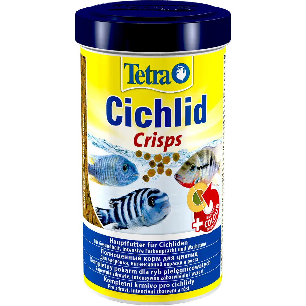 Tetra Cichlid Crisps чипсы корм для цихлид 500 мл