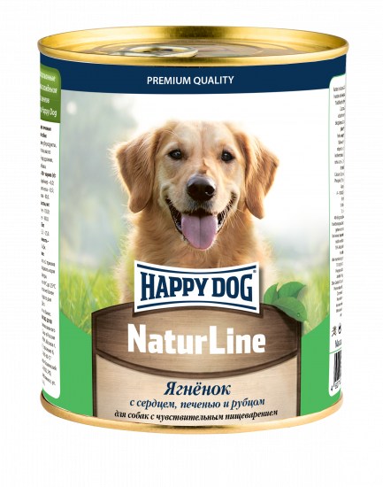 Happy Dog Nature Line Ягненок/Сердце/Печень конс для собак 970 г 1