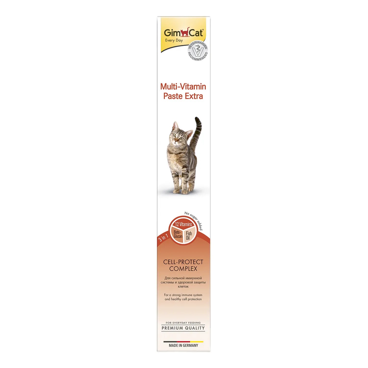Gimcat Multi-Vitamin Paste  Extra Паста мультивитаминная для кошек 100 гр 1