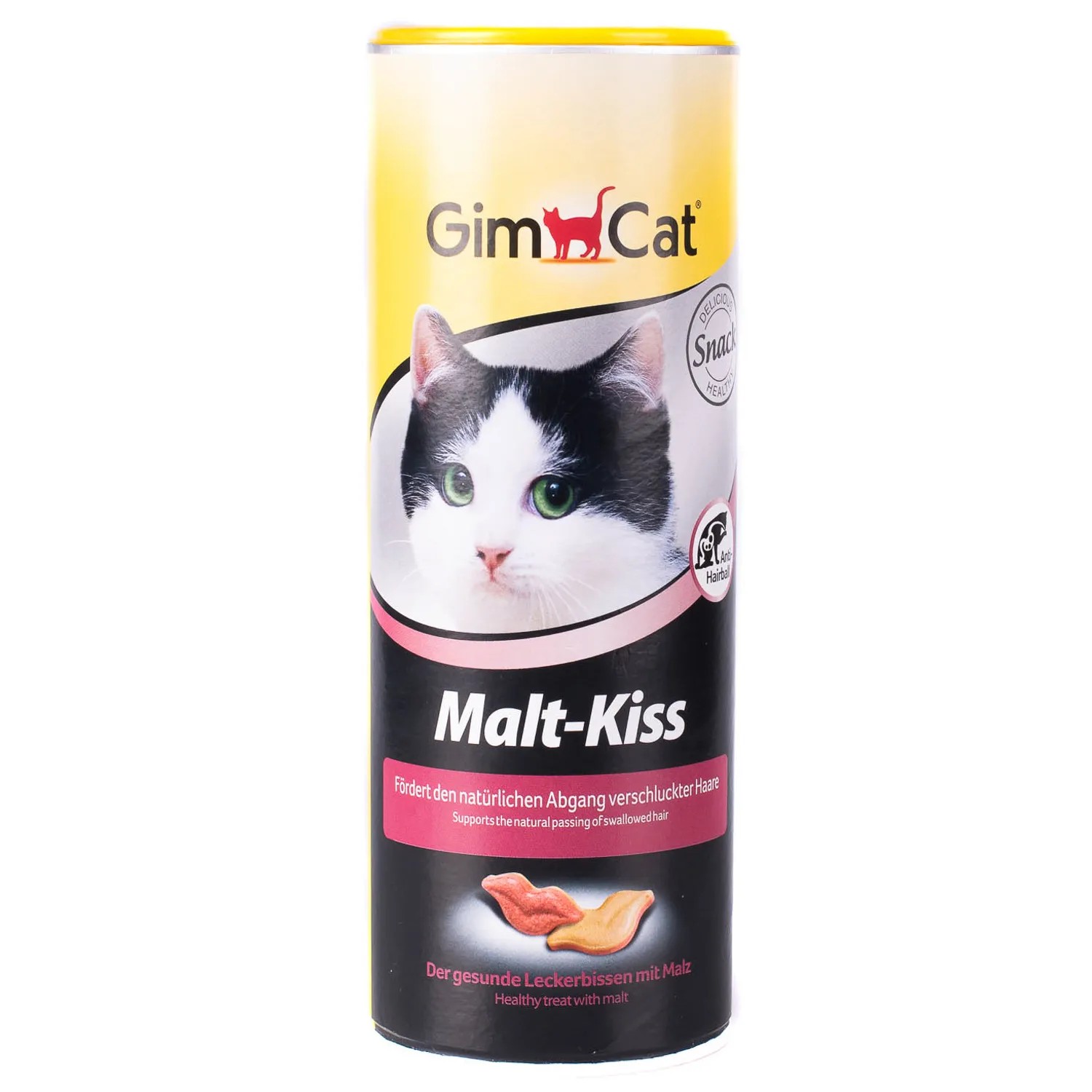 GIMCAT Мальт-Кисс Витамины  для выведения шерсти для кошек 450 г 1