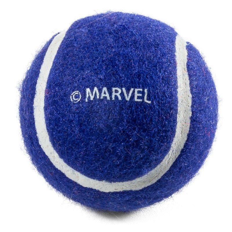 Игрушка Marvel Мяч теннисный Капитан Америка  для собак 7 см 2