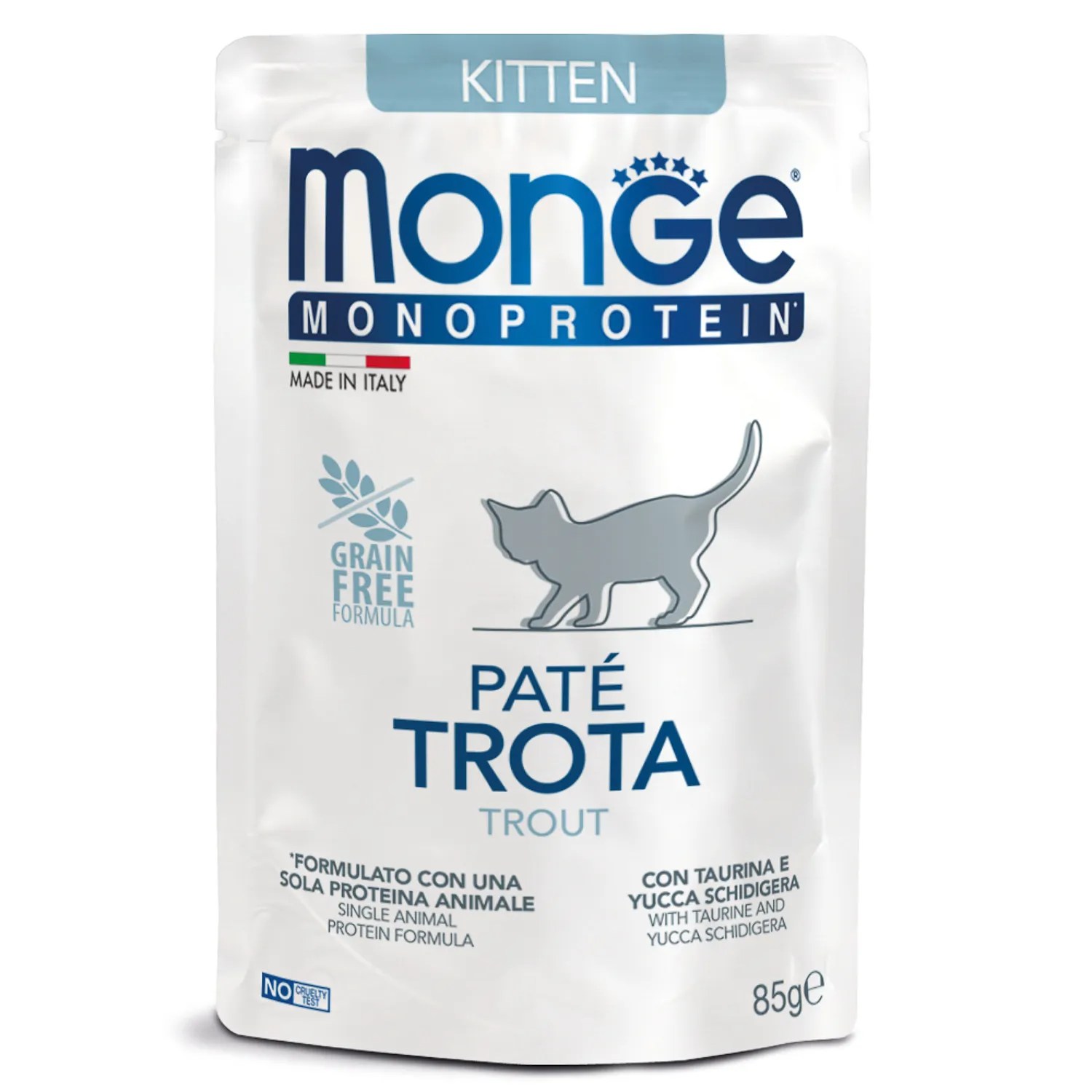 Monge Cat Monoprotein форель пауч для котят 85 г 1