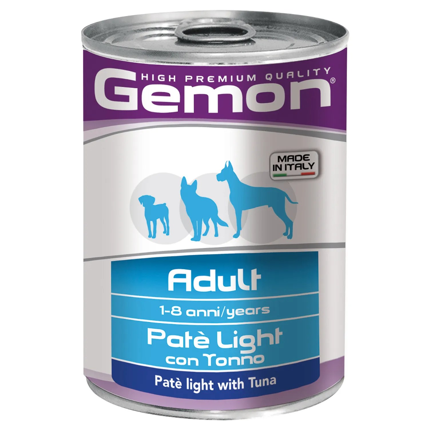 Gemon Light Тунец паштет для собак 400 г 1