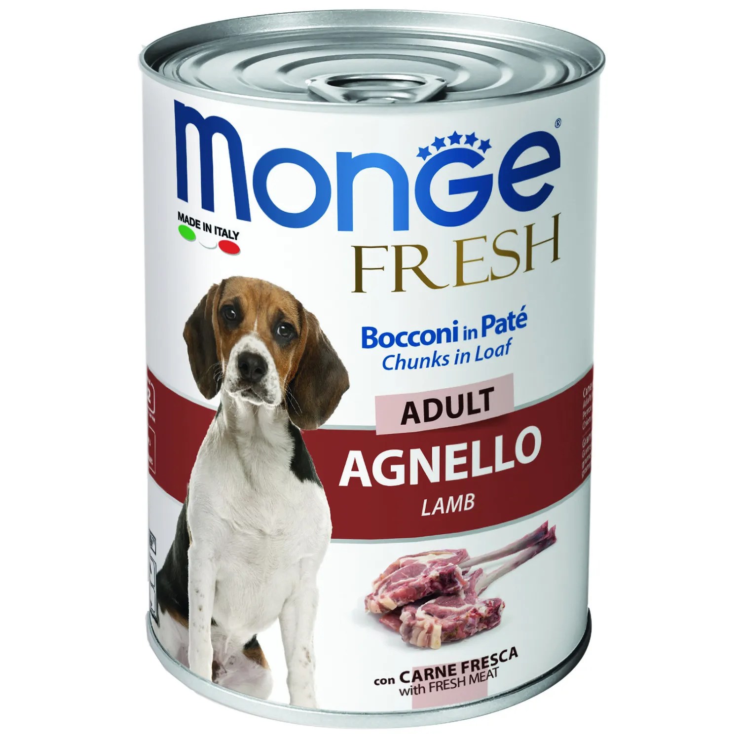 Monge Fresh Мясной рулет Ягненок консервы для собак 400 г 1