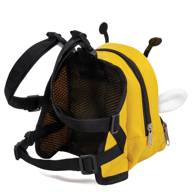 Рюкзак-шлейка MINI DOGS  "Пчелка" S для собак 140*120*75мм, обхват груди 400-500мм  2