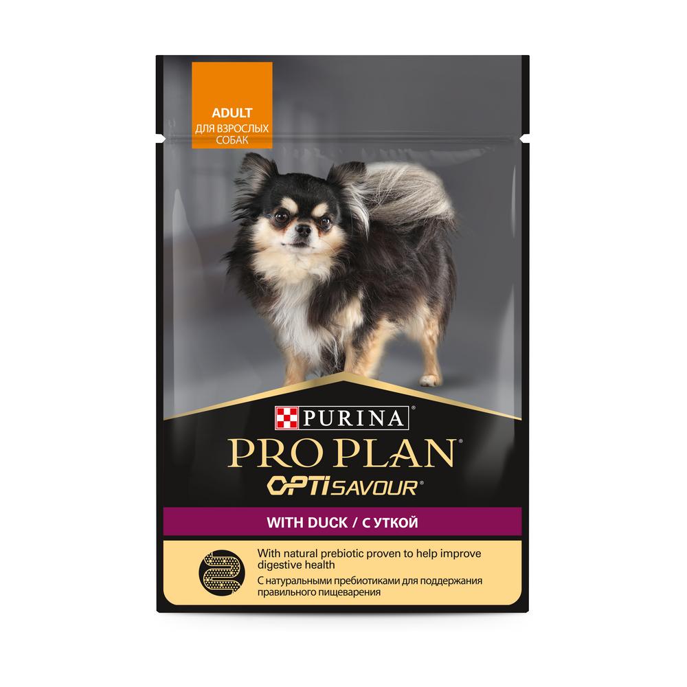 Pro Plan Dog Opti Savour Adult Утка пауч для собак 85 г 1