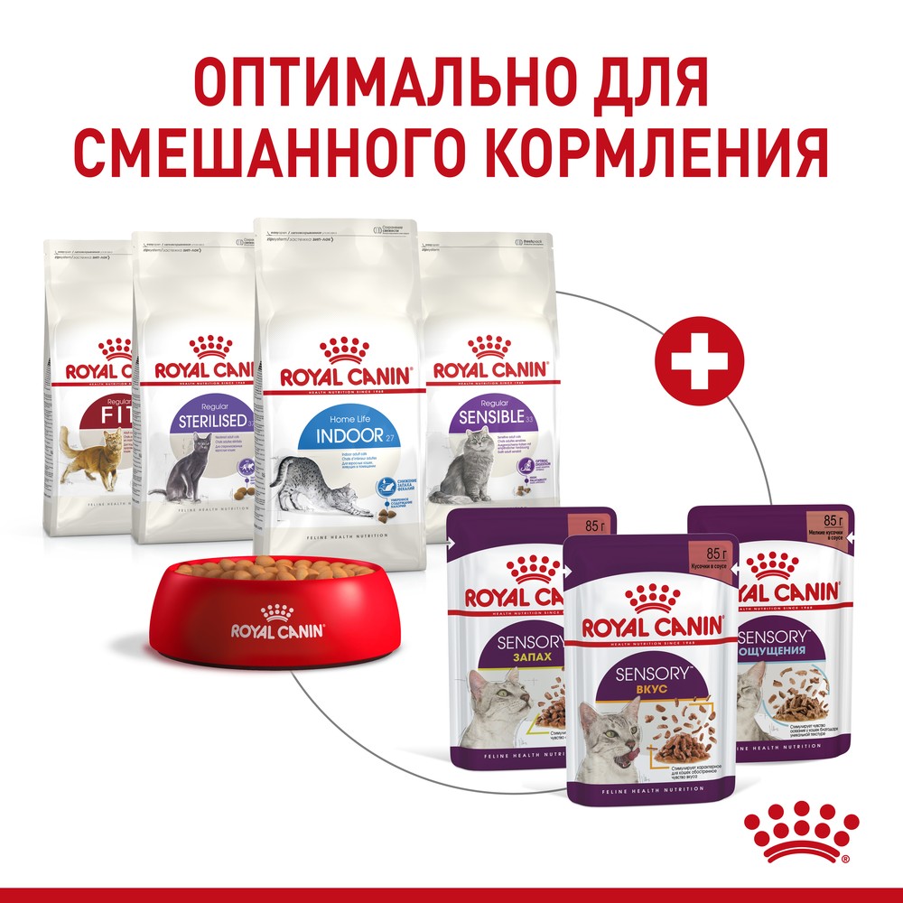 Royal Canin Sensory Вкус в соусе пауч для кошек 85 г 4