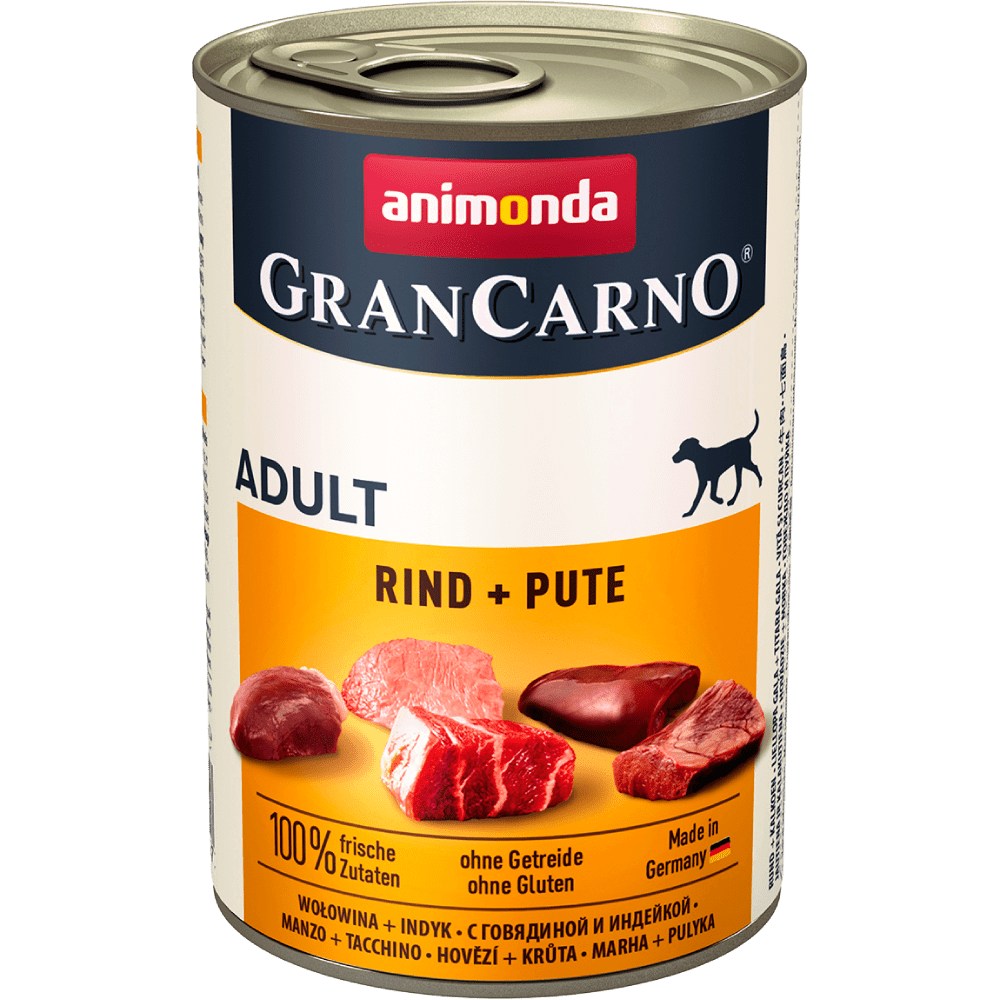 Animonda Gran Carno Original Говядина/Индейка консервы для собак 400 г 1