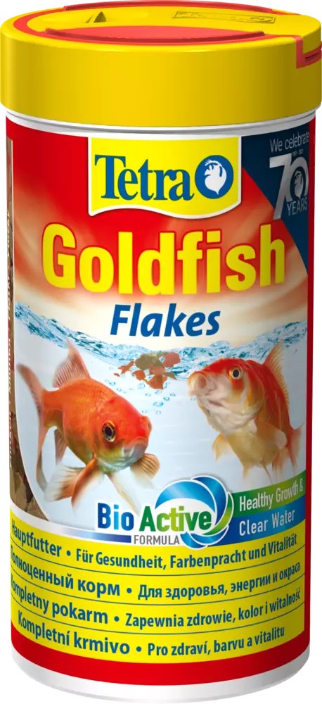 Tetra Goldfish Хлопья основной корм для золотых рыбок 1