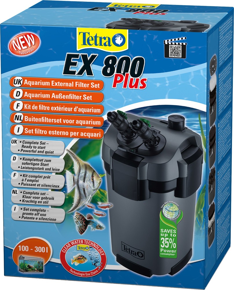 Внешний фильтр Tetra EX 800 Plus для аквариумов 100-300 л 1
