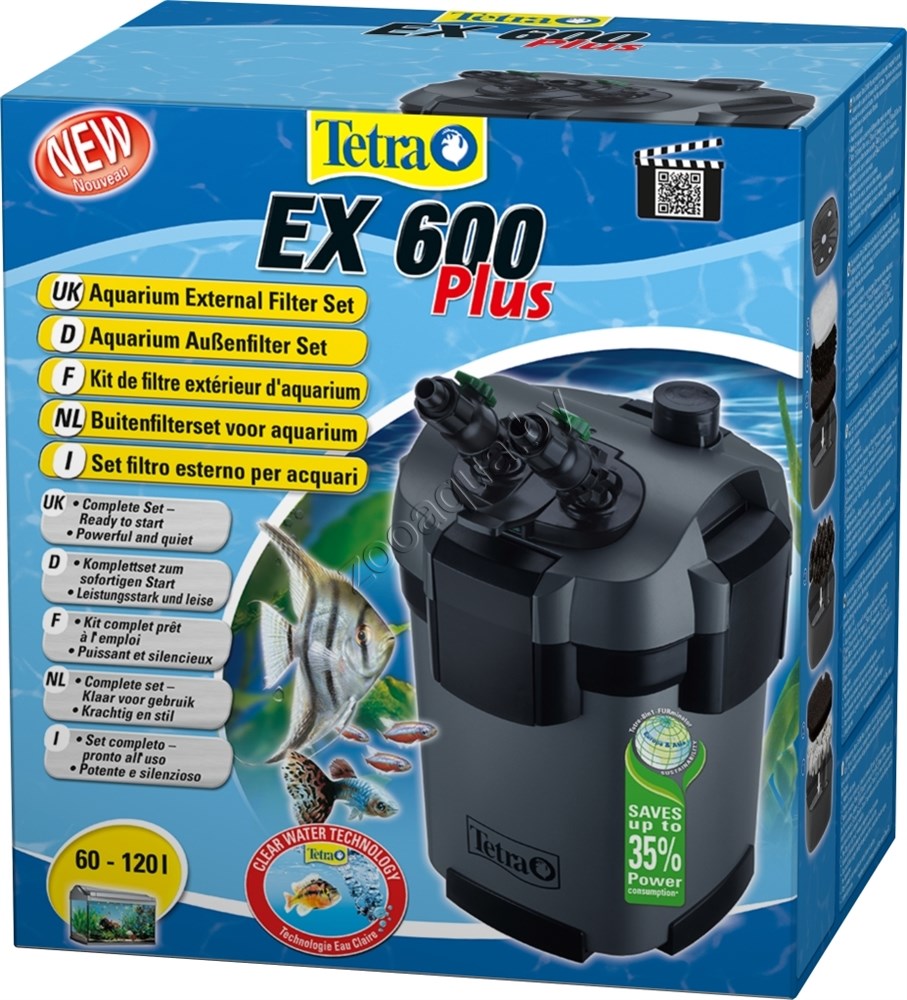 Внешний фильтр Tetra EX 600 Plus для аквариумов 60-120 л 1