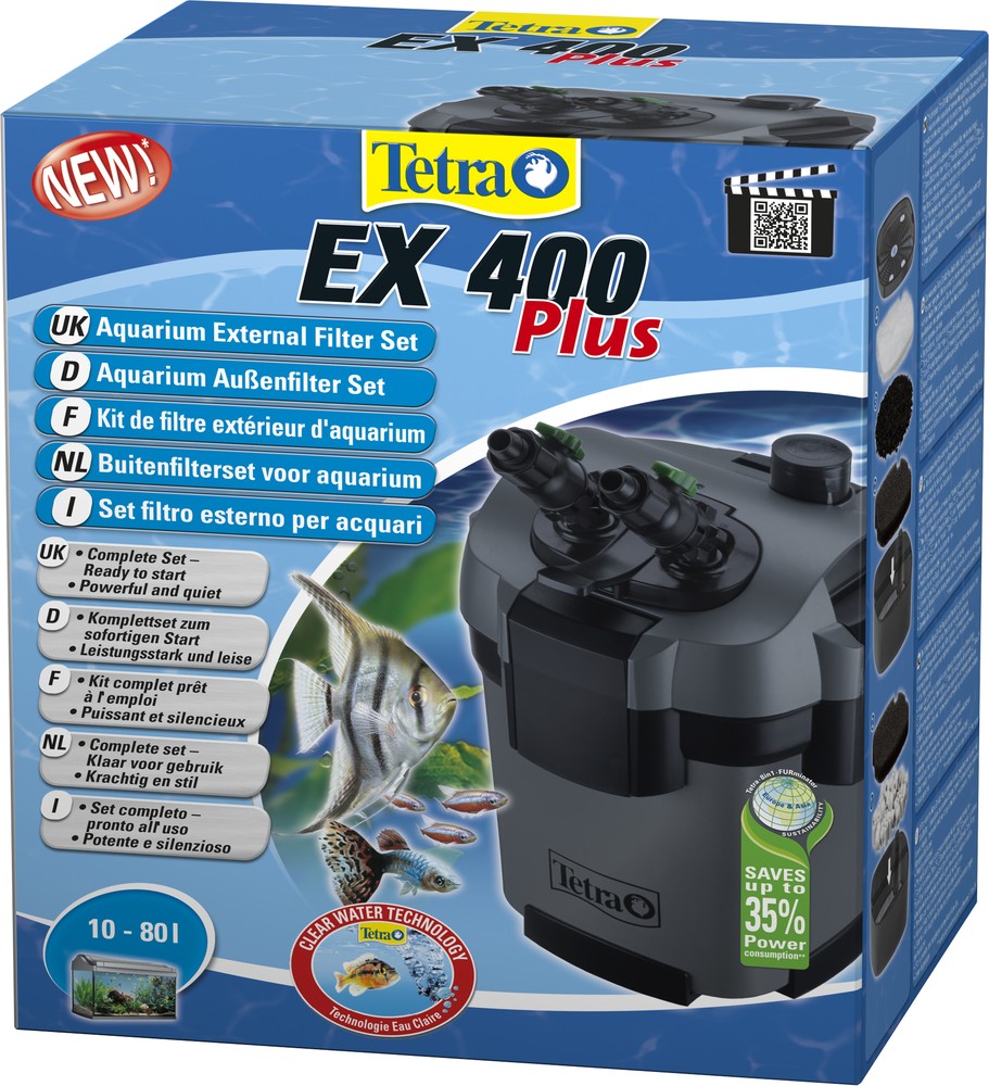 Внешний фильтр Tetra EX 400 Plus для аквариумов 10-80 л 1