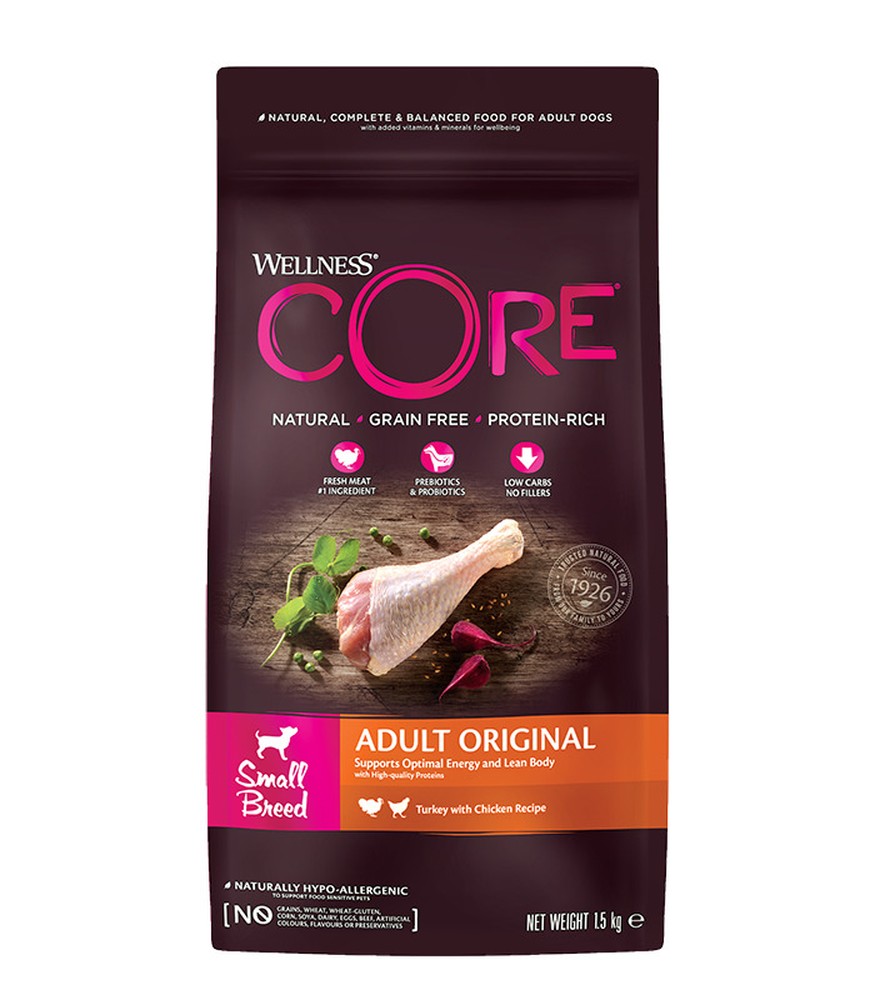 Wellness Core Mini Adult Индейка/Курица для собак