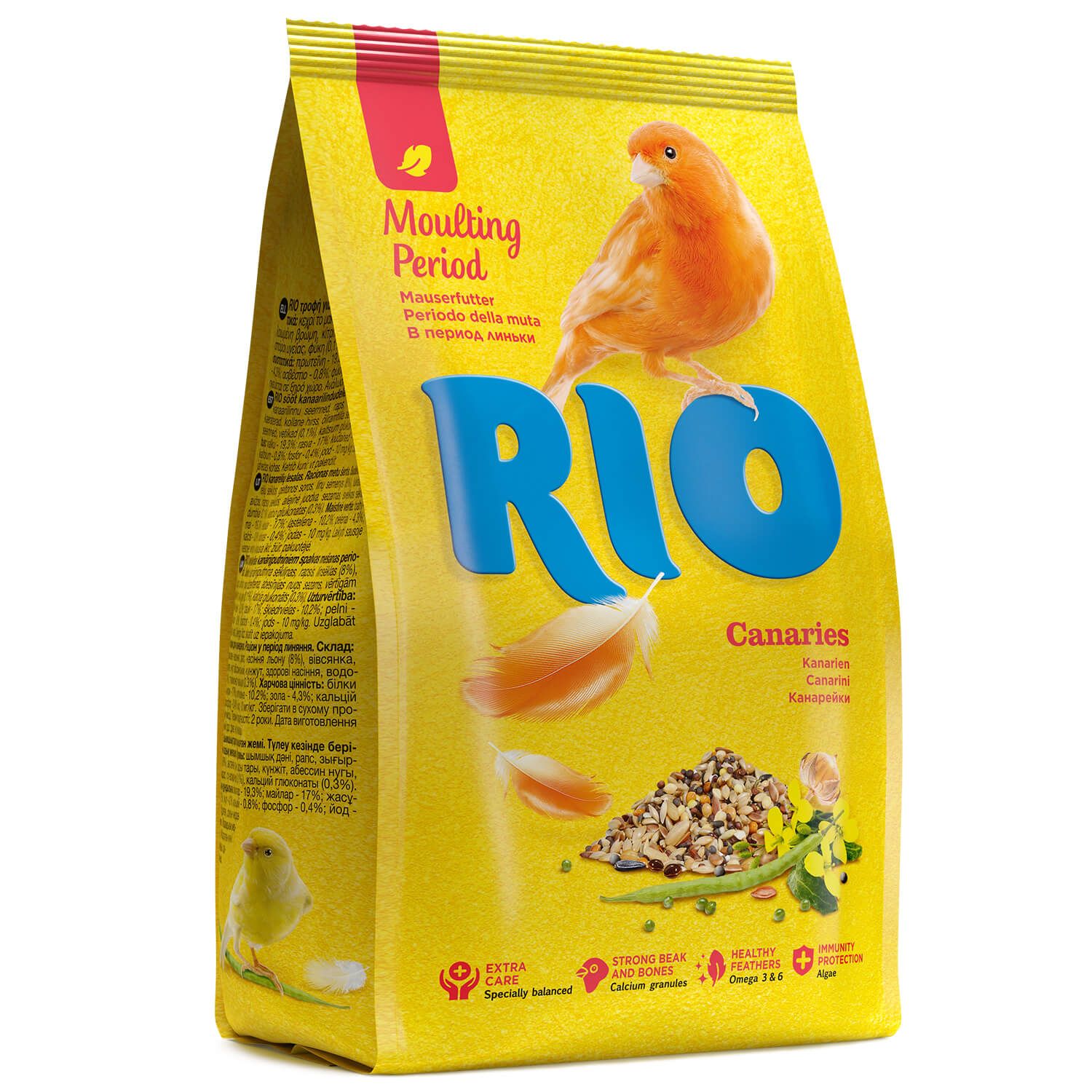 Rio корм для канареек в период линьки 500 г 1