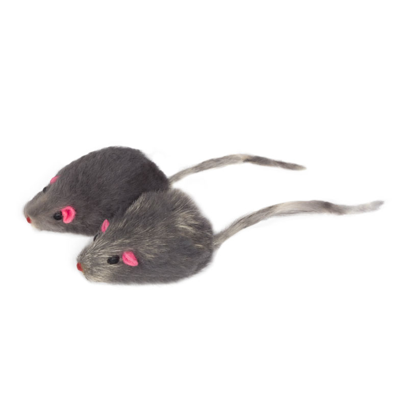 Мышь Triol серая для кошек 45-50 мм (4 шт) 1