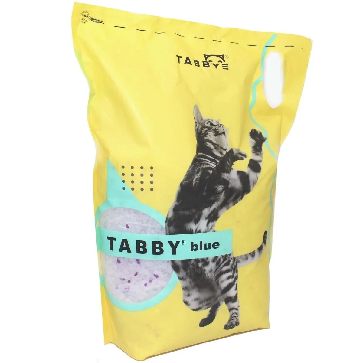 Наполнитель Tabby силикагель лаванда для кошек